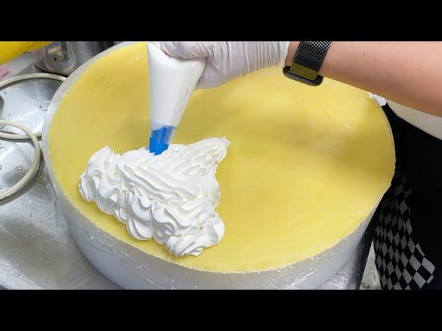 Creamy Big Crepe Compilation - Japanese Street Food