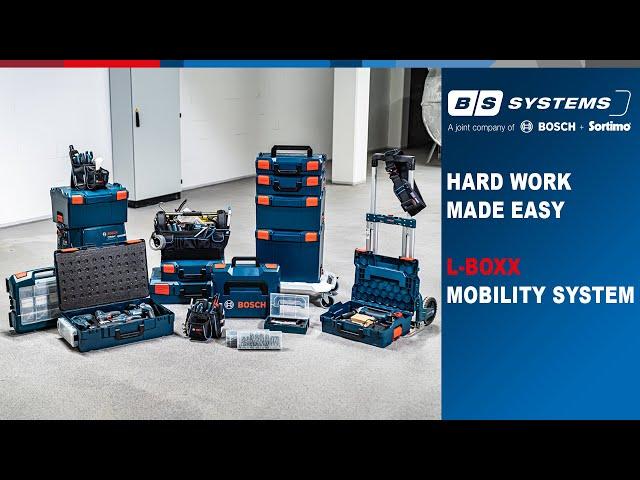 HARD WORK MADE EASY - The L-BOXX Mobility System | Bosch Sortimo Systems