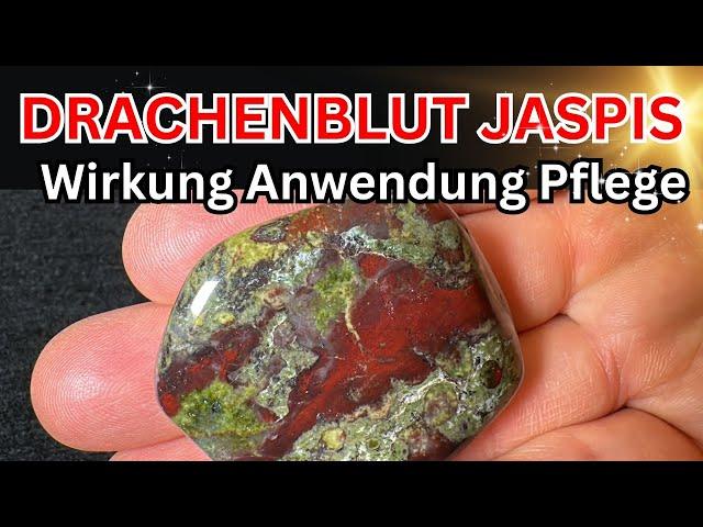 Drachenblutjaspis Wirkung & Anwendung als Heilstein  Kristall