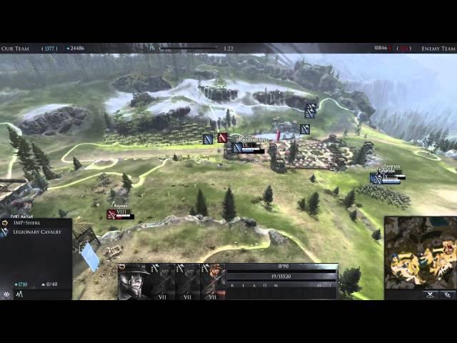 Total War Arena - Legionary Cavalry. Как играть внизу списка