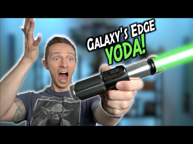 Yoda's Galaxy's Edge Legacy Lightsaber is AWESOME!