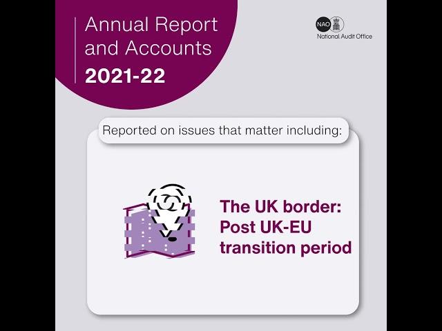 National Audit Office Annual Reports & Accounts 2021-22