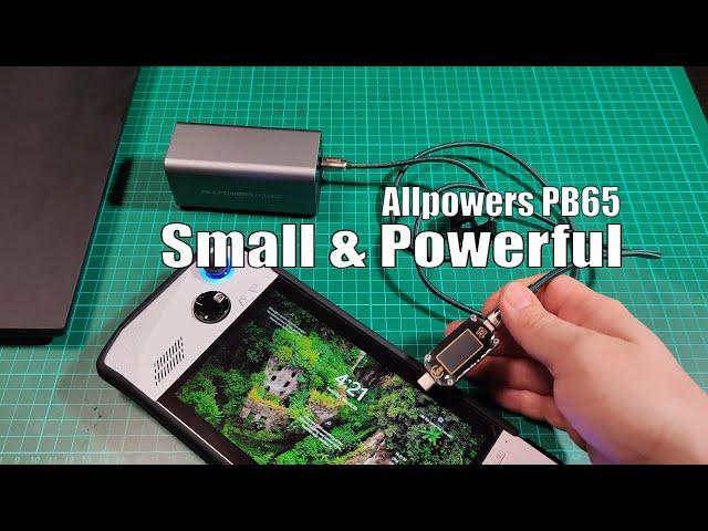 Allpowers PB65 Powerbank With 65w PD Output Great for Asus Rog Ally And Notebooks Review