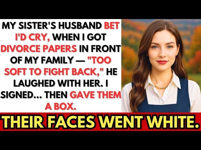 My Sister's Husband Bet I’d Cry When I Got Divorce Papers — So I Gave Them A Gift THEY REGRET