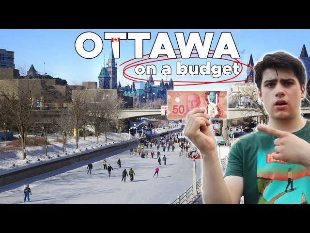 How to Travel OTTAWA, ONTARIO for Less Than $50!