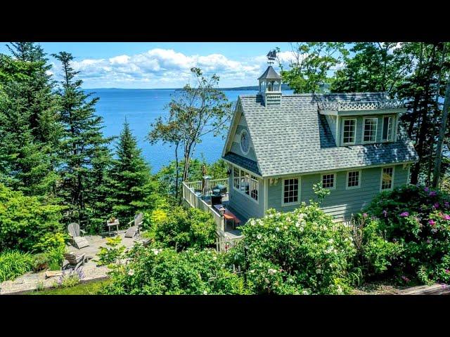 Maine Waterfront Real Estate For Sale | Maine 4-Season Oceanfront Cottage | Expensive Water views