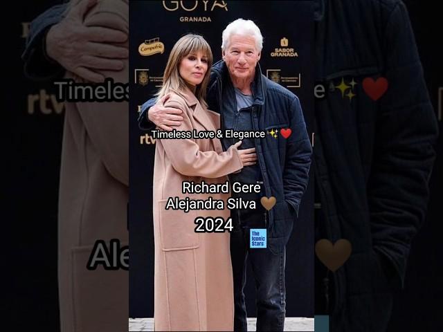 Richard Gere & Alejandra Silva: Grace, Love, and Everlasting Charm ️ #richard #couple #love