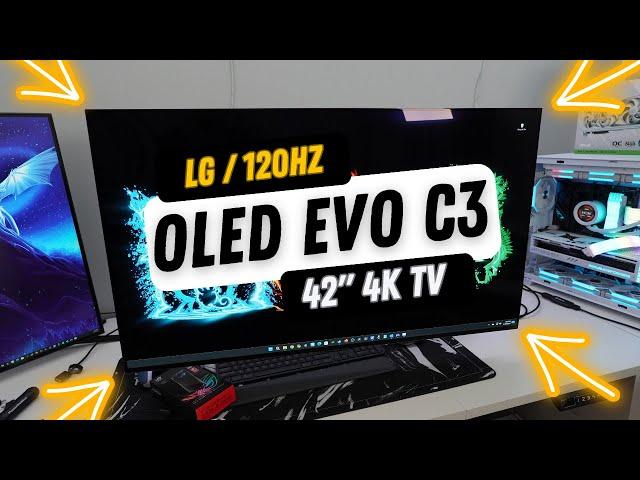 LG 42-inch OLED evo C3 Review : The Perfect 4K PC Gaming Monitor ? 2023 OLED42C3PUA