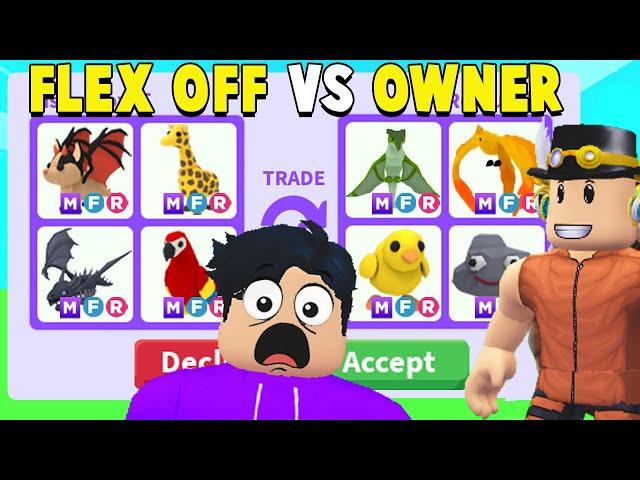 I FLEX BATTLE the OWNER of Adopt Me!