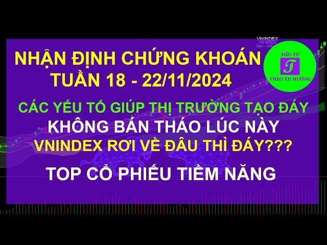 Chứng khoán hôm nay Nhận định thị trường chứng khoán hàng ngày tuần 18 đến 22 11 2024