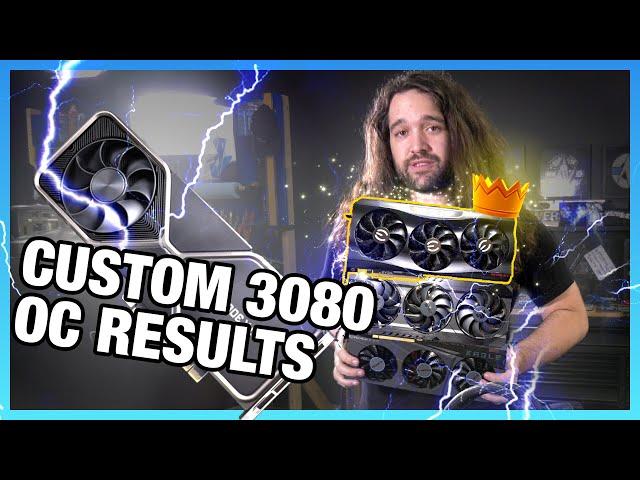 Custom RTX 3080 Overclocking: EVGA FTW3, ASUS TUF, & Gigabyte Eagle Results (Stream Recap)
