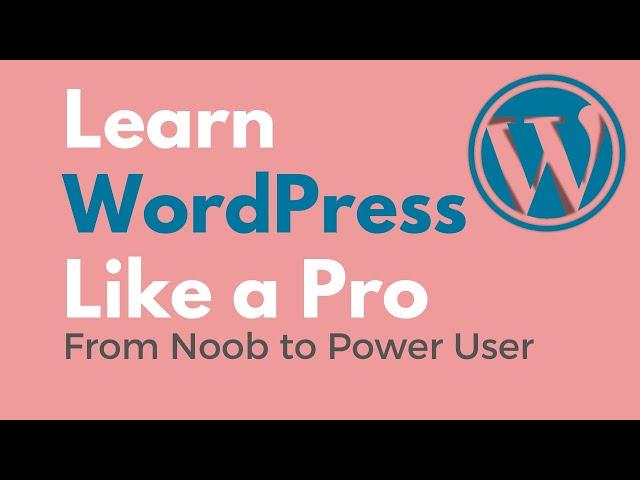 WordPress Tutorial for Beginners - Crash course