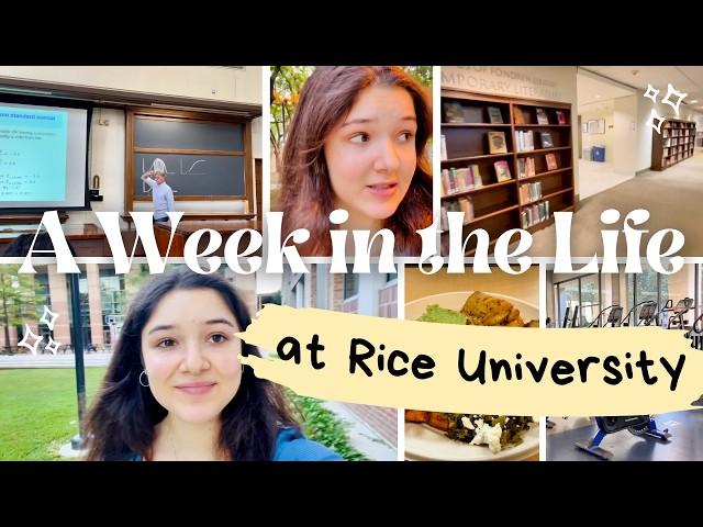 My Life at RICE University vlog