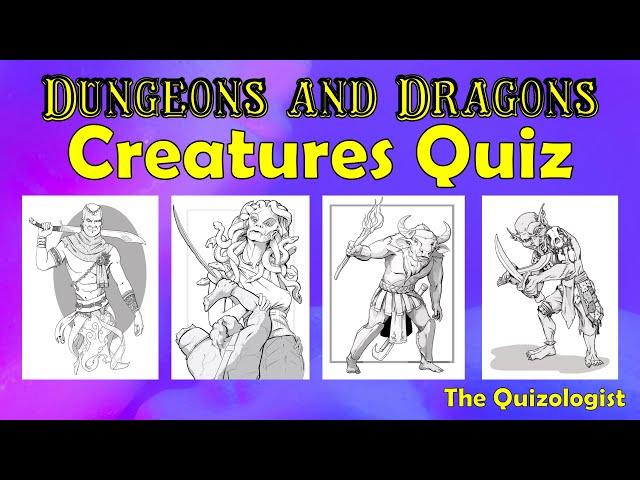 Name the Dungeons & Dragons creatures quiz