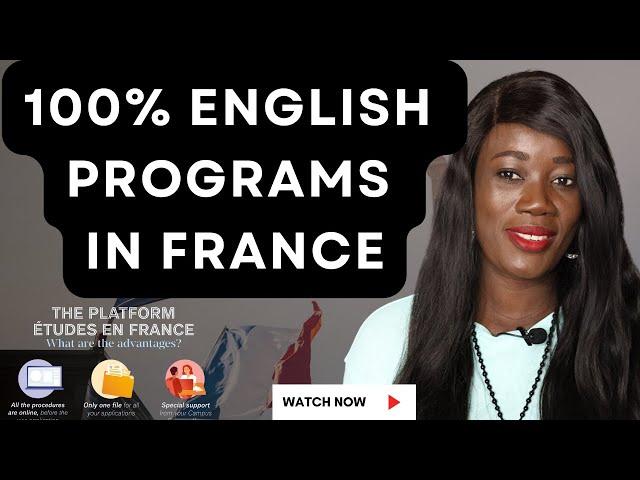 How to APPLY to English Programs in France | List of Universities | Campus France Application | TCWE