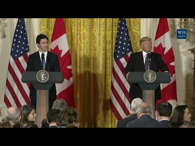 President Trump and Prime Minister Trudeau