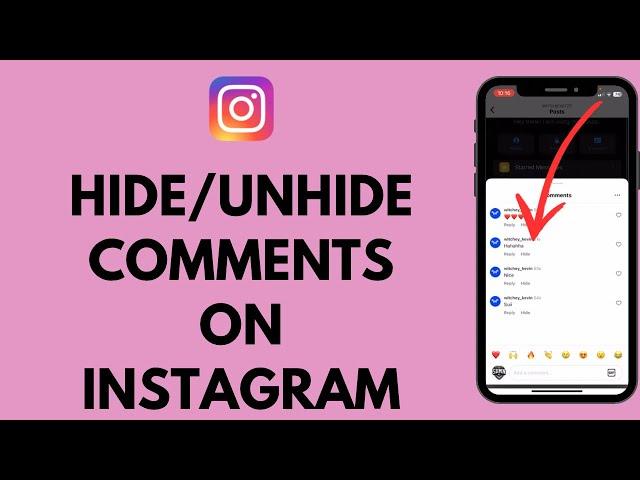 How to Hide / Unhide Comments on Instagram 2024