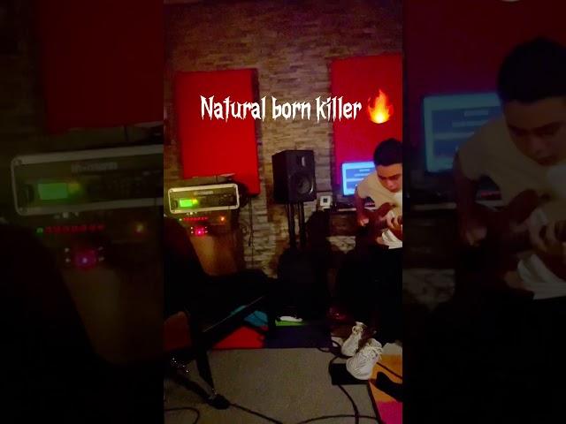 Natural Born killer- main riff (drums & guitar) studio session #guitar #avengedsevenfold #drums #fyp