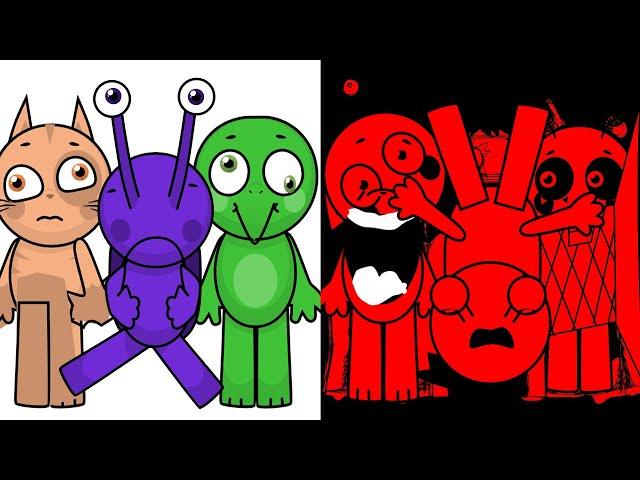 Incredibox - NEW Abgerny Memes | Normal Vs Horror Versions | Fanmade Mods