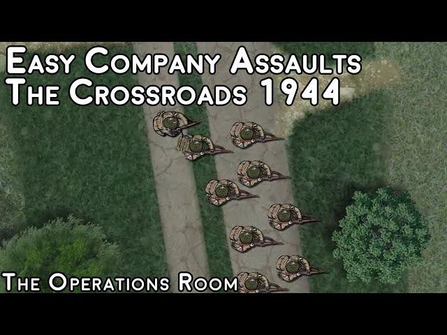 Easy Company Assaults the Crossroads in Holland, 1944 - Animated