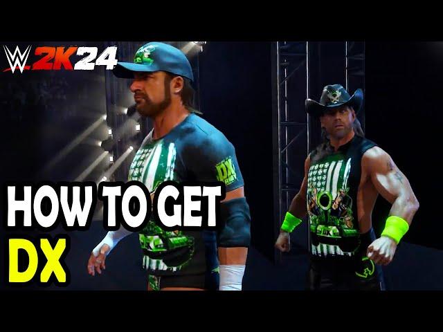 How to Get DX in WWE 2k24