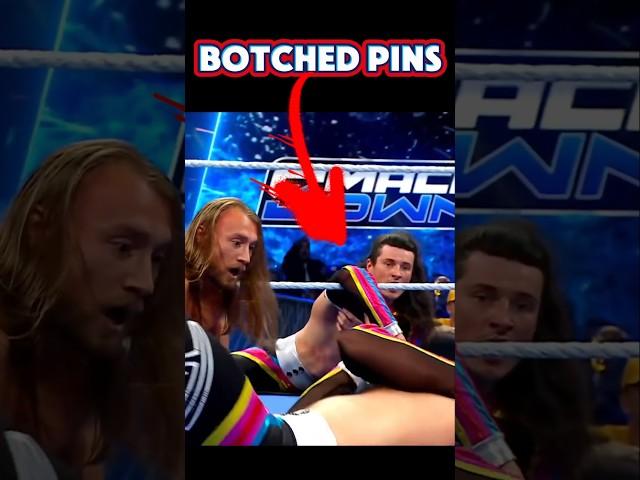 Two Pinfall Botches on SmackDown