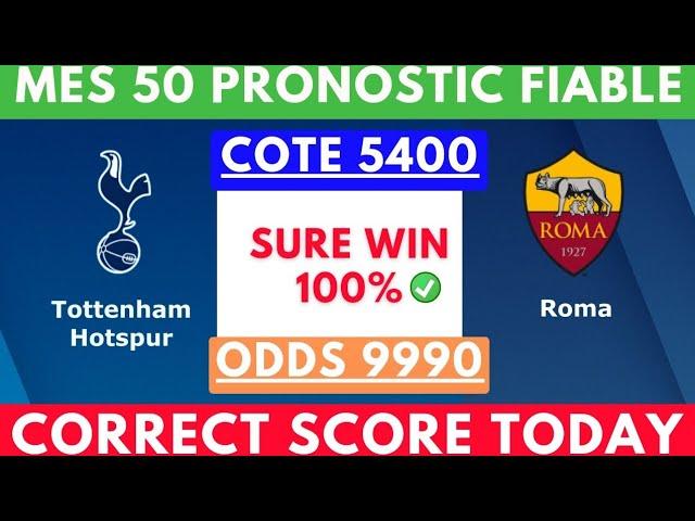 PRONOSTIC FOOT:MES PRONOSTIC FOOTBALL AUJOURD'HUI (football prediction ) CORRECT SCORE|SCORE EXACT