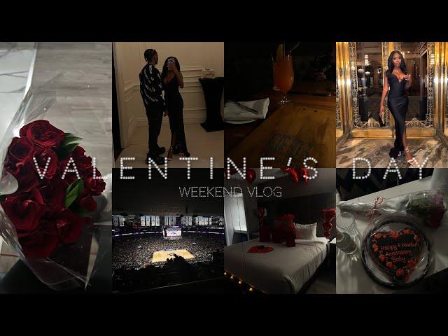 VALENTINE’s DAY VLOG [dinner + nba game + shopping]