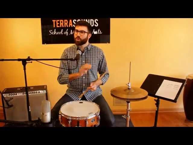 How to get a perfect Snare Drum Roll Lesson - Terra Sounds School of Music & Arts