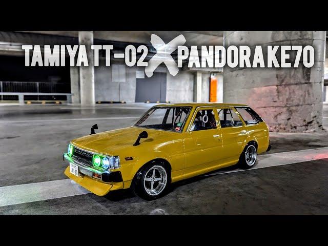 Tamiya TT-02D X Pandora RC KE70 Corolla