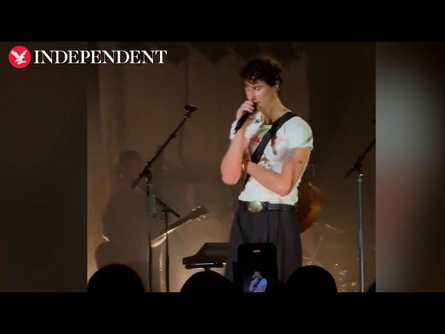 Watch: Shawn Mendes’s emotional on-stage tribute to Liam Payne