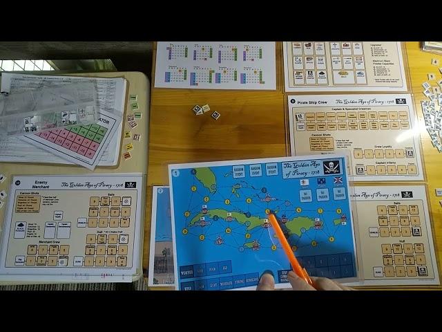 The Golden Age of Piracy: 1718 Board Game Introduction