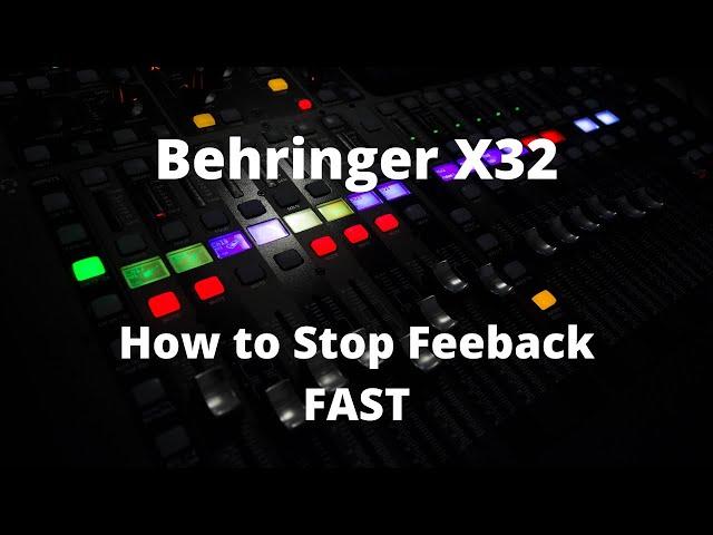 How to stop microphone feedback fast