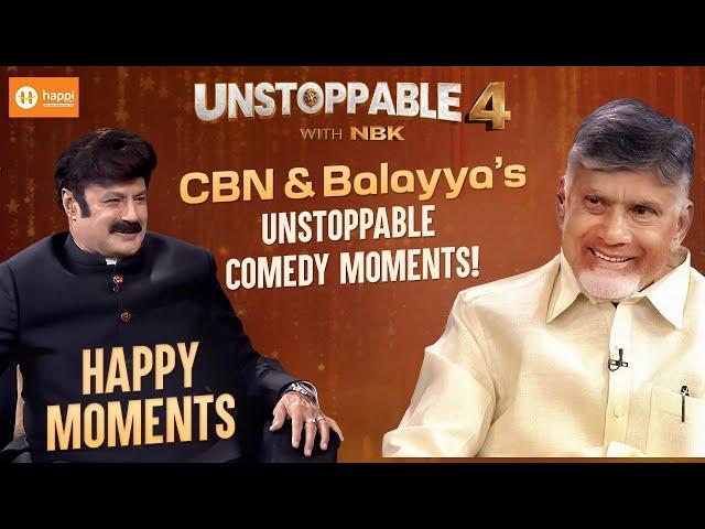 Chandrababu Naidu Garu Unstoppable Comedy Moments! | Unstoppable with NBK | ahavideoIN