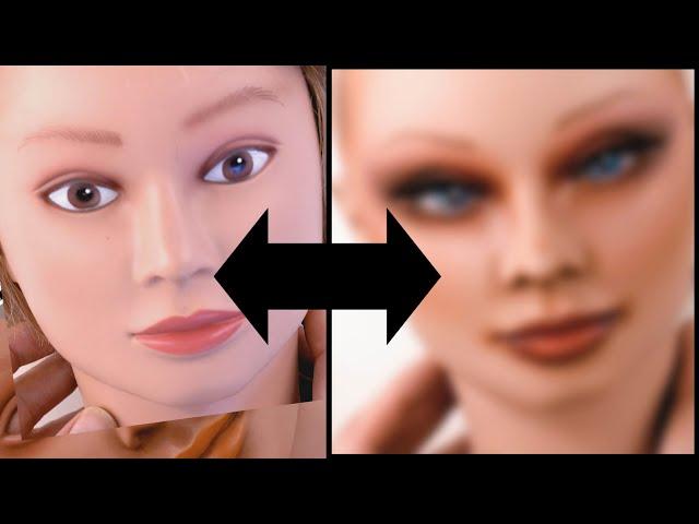 ASMR DOLL TRANSFORMATION SATISFYING SOUNDS , RAIN BACKGROUND SOUND