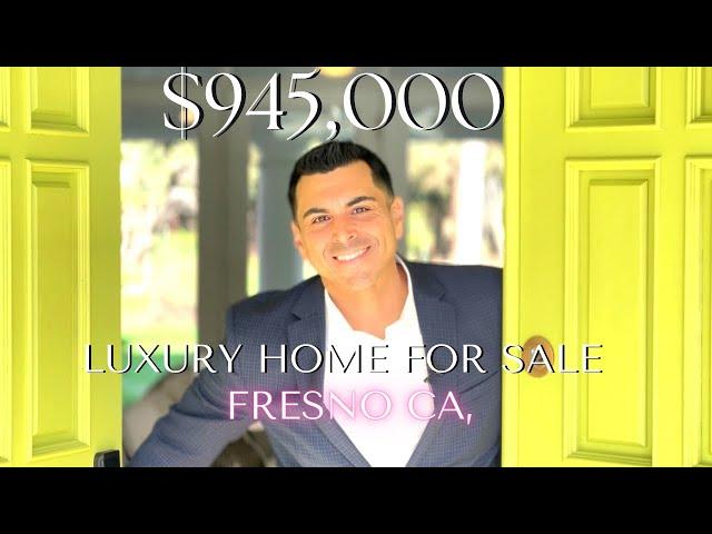 Home for sale in Fresno Ca | Tour of a Luxury Home  on Van Ness Extension | 4 Bed | 3 Bath