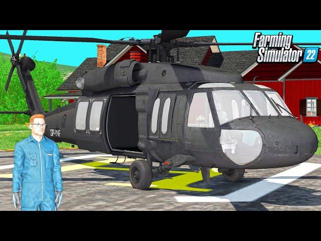 I BOUGHT A MILITARY HELI FOR A MANSION $2,000,000 | CAN WE MAKE BILLIONS? FARMING SIMULATOR 22