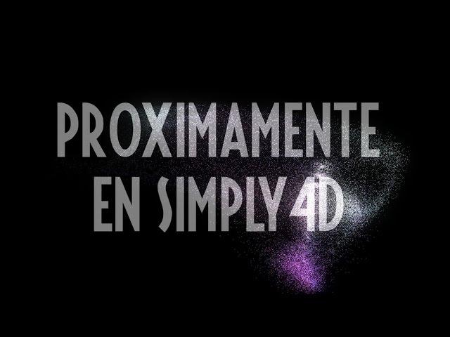 THINKING PARTICLES  PROXIMAMENTE EN SIMPLY4D