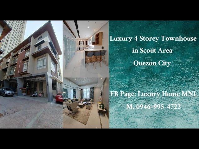 Luxury 4 Storey Townhouse in Scout Area