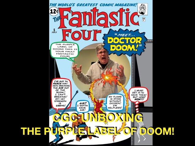 CGC Unboxing - The Purple Label of DOOM!!!