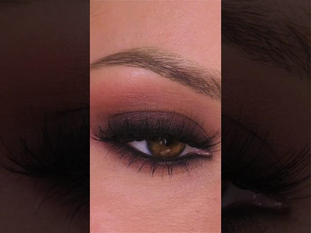 Cream eyeshadow sticks make this dark brown smokey eye EASY! | Shonagh Scott #shorts