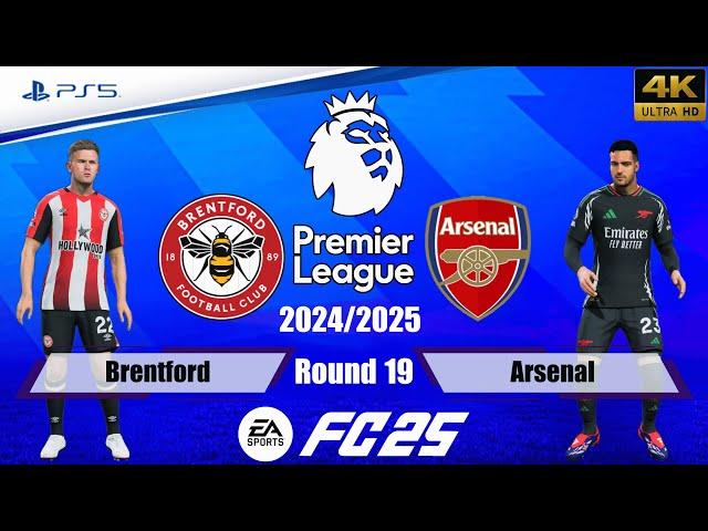 FC 25 - Brentford vs. Arsenal | Premier League 24/25 | Full Match | PS5™[4K]