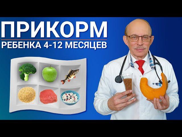 Прикорм ребенка с 4 до 12 месяцев. Первый прикорм, меню, схемы, таблицы ВОЗ, принципы введения