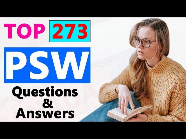 PSW Exam vary  important Question & Answer