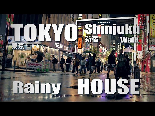 雨の新宿 / Rainy night walk in Shinjuku, Tokyo, Japan, Relaxing House ( November 2, 2024 )