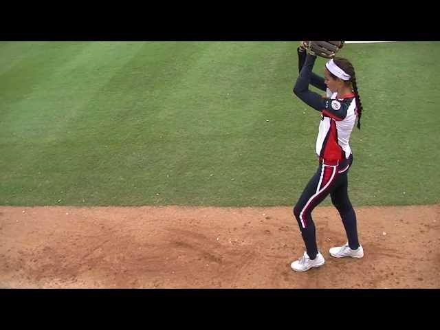 Cat Osterman - Slow Motion Warm UP video