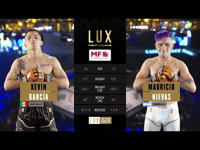Mauricio "Dragon" Nievas vs Kevin "El Prendido" García en Lux 028