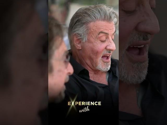 Why do you have grey hair Sly? Al Pacino chats with Sylvester Stallone