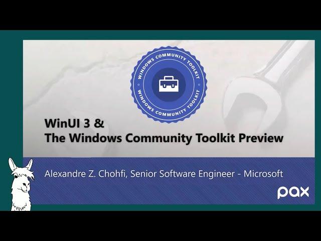 WinUI 3 & the Windows Community Toolkit Preview - Alexandre Chohfi. Dot Net North - August 2020