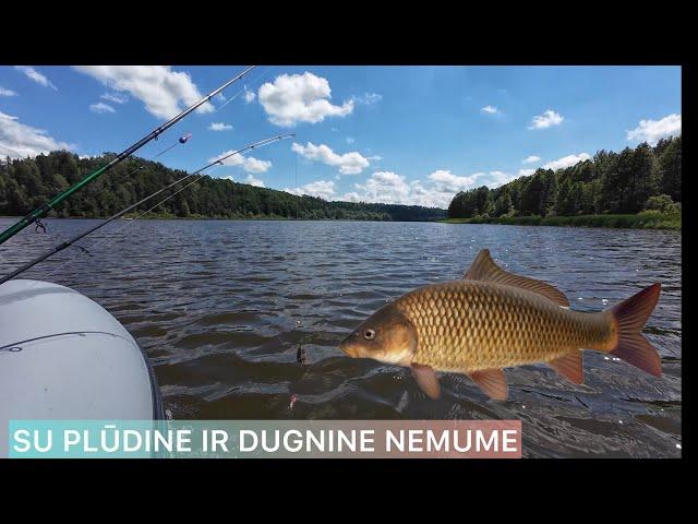 ŽVEJYBA PLŪDINE, BEI DUGNINE MEŠKERE NEMUNE 2024